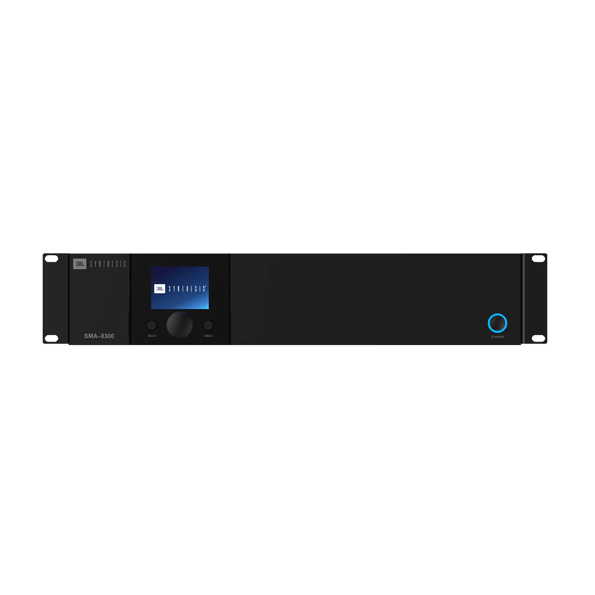JBL Synthesis SMA-8300 eight-channel Class D amplifier, front view